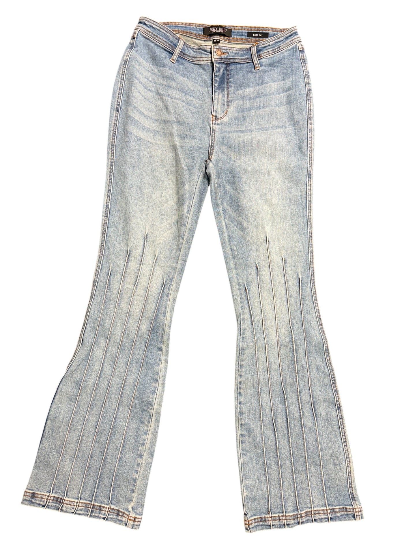 Jeans Boot Cut By Judy Blue In Blue Denim, Size: 10