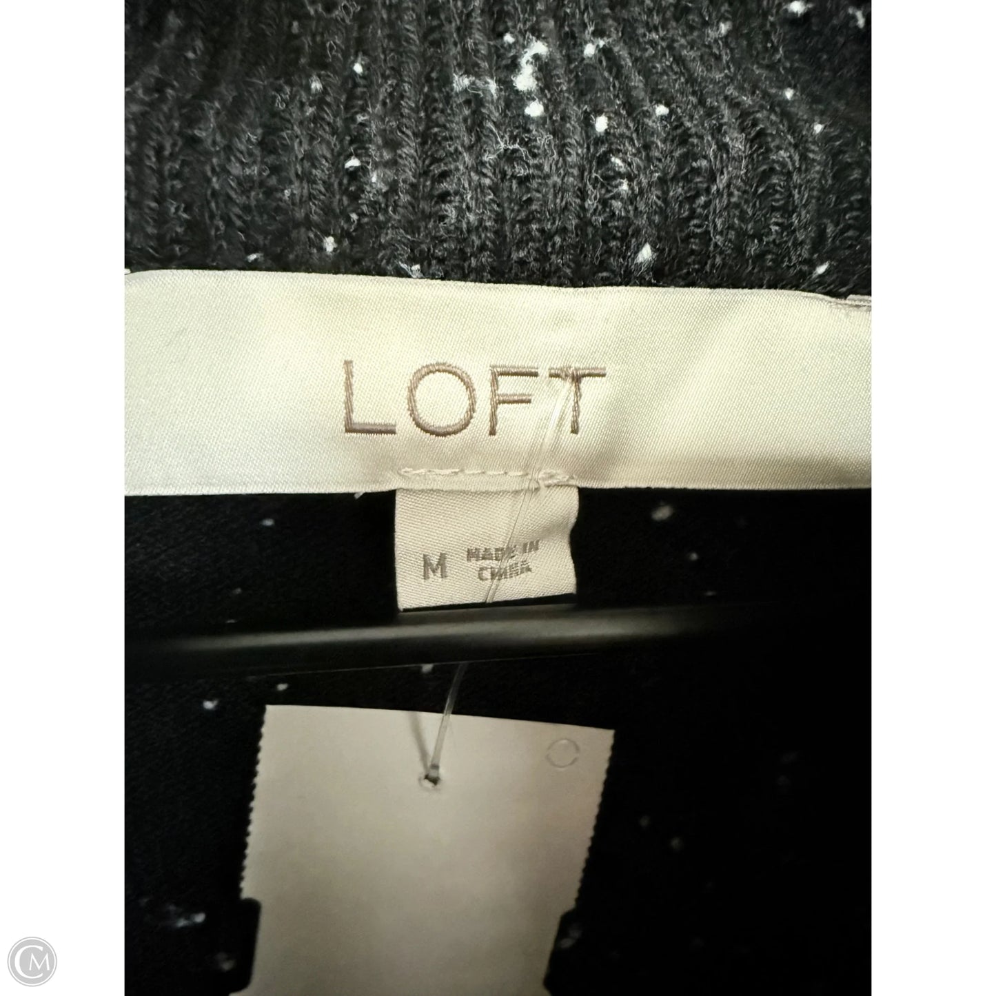 Sweater By Loft In Black, Size: M