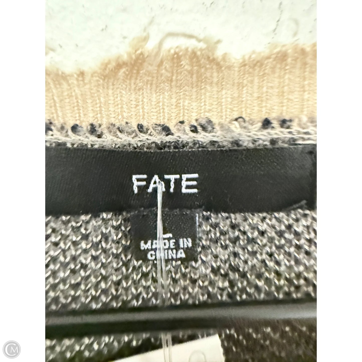 Sweater By Fate In Animal Print, Size: L