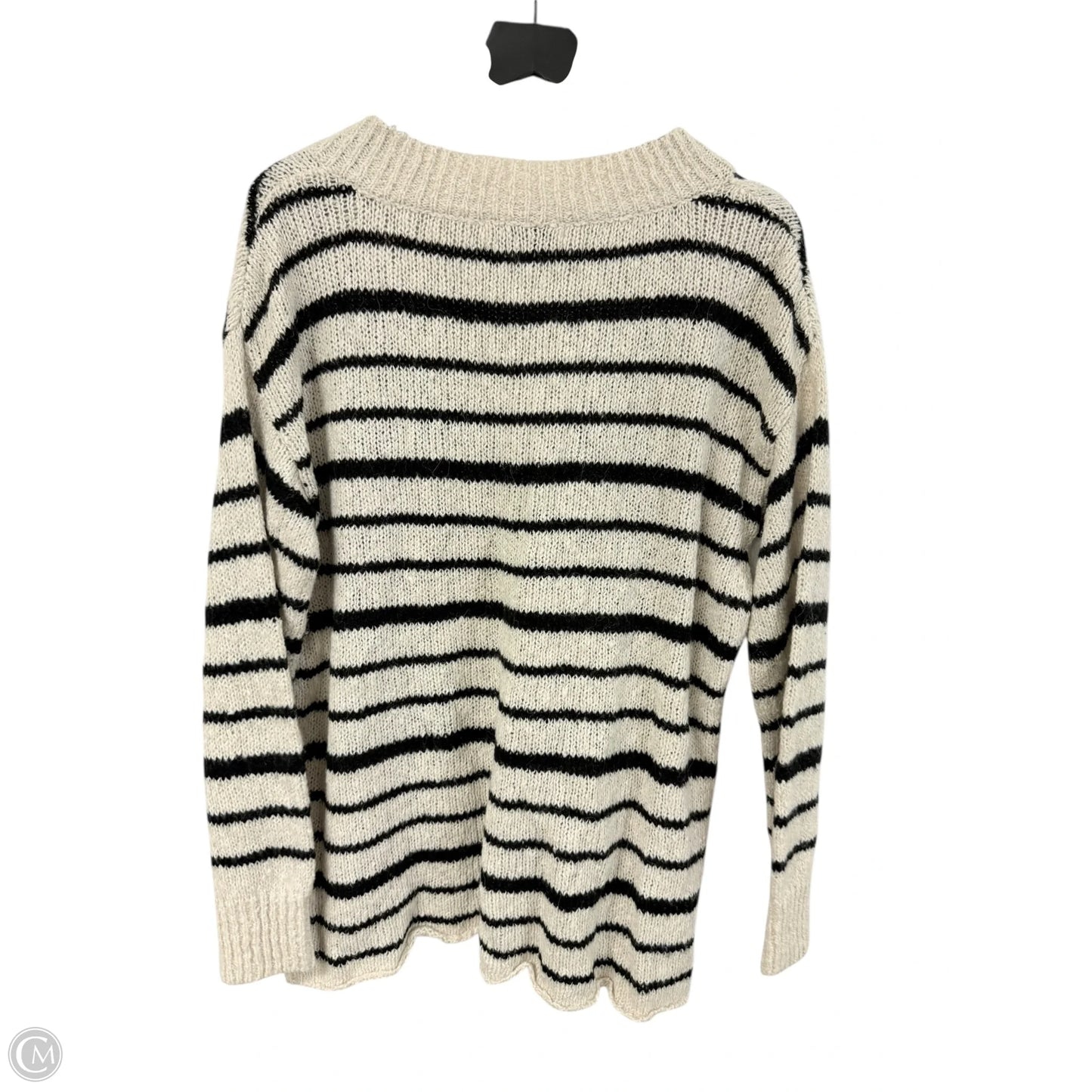 Sweater By John + Jenn In Black & White, Size: M
