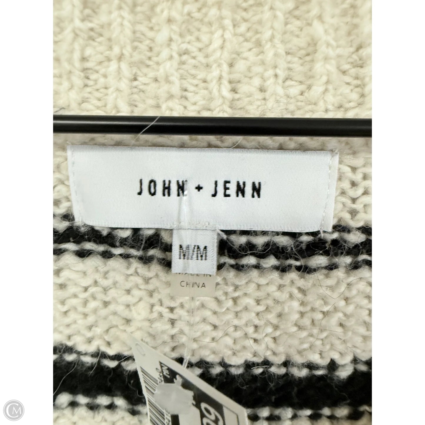 Sweater By John + Jenn In Black & White, Size: M