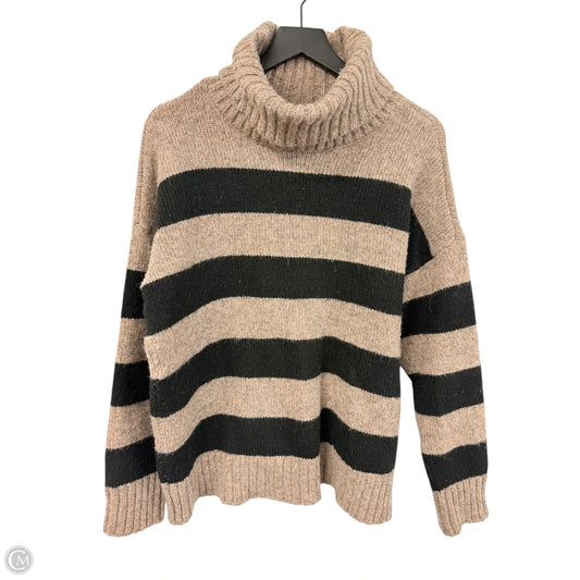 Sweater By Evereve In Black & Brown, Size: M