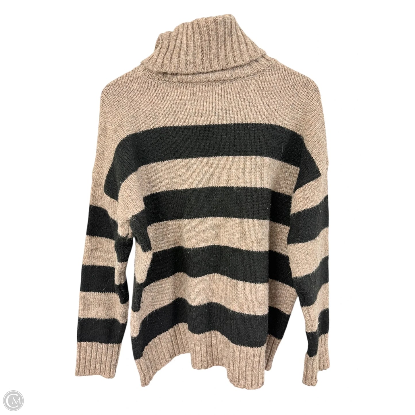 Sweater By Evereve In Black & Brown, Size: M