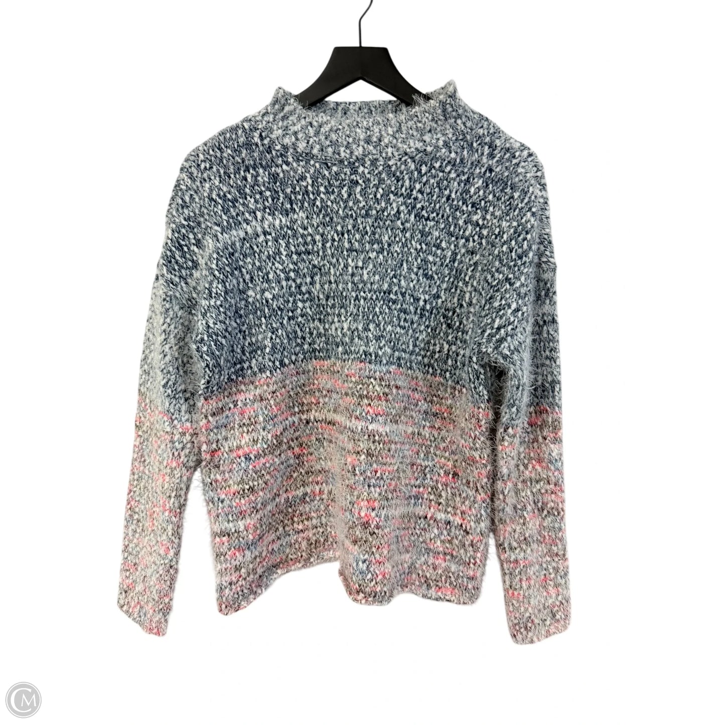 Sweater By Maurices In Blue & Pink, Size: M