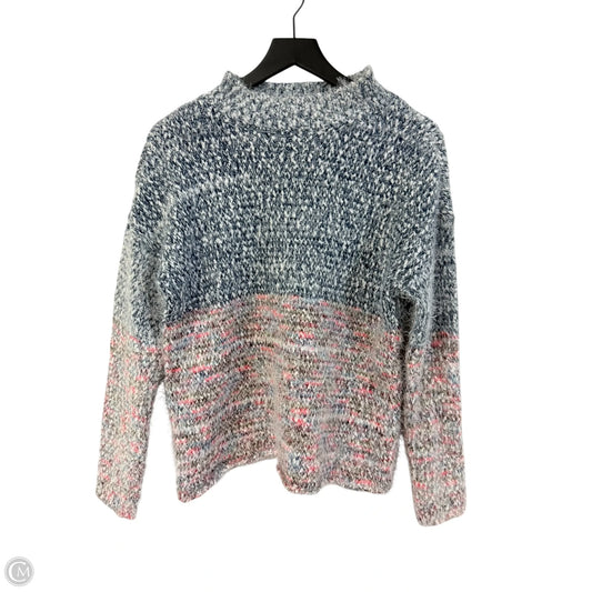 Sweater By Maurices In Blue & Pink, Size: M