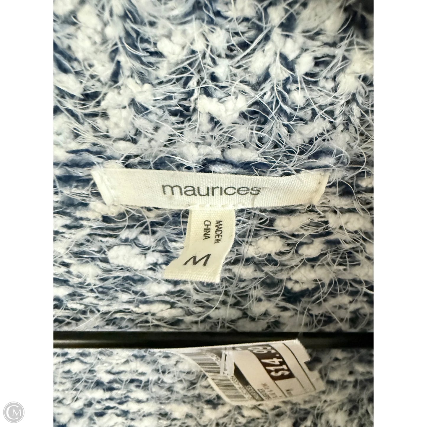 Sweater By Maurices In Blue & Pink, Size: M