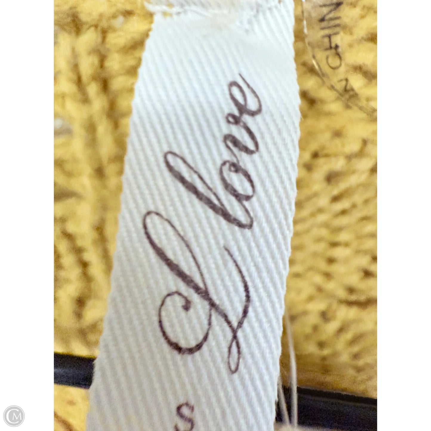 Sweater Cardigan By L Love In Yellow, Size: S
