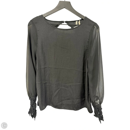 Top Long Sleeve By Cmc In Black, Size: S