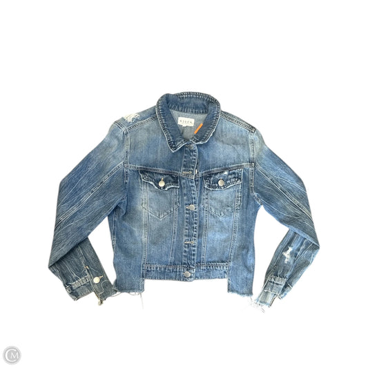 Jacket Denim By Risen In Blue Denim, Size: L
