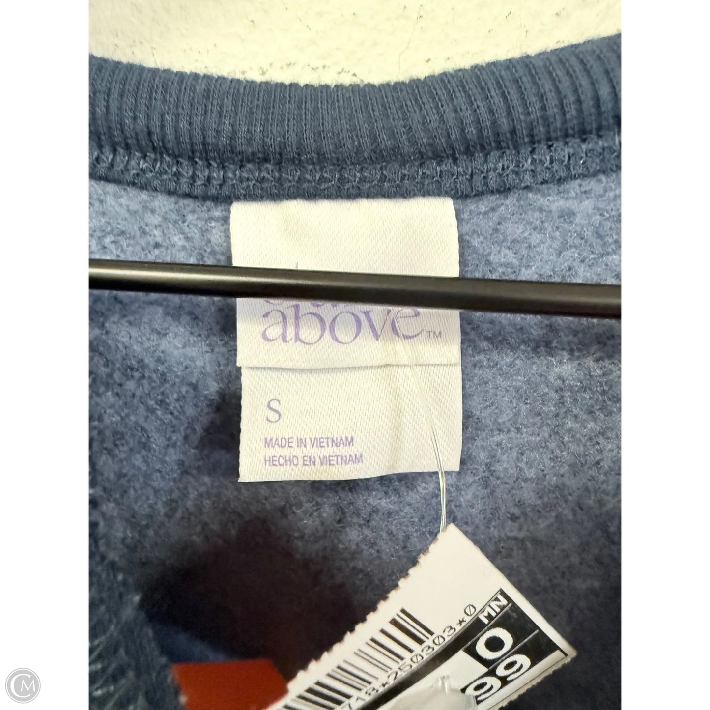 Sweatshirt Crewneck By Stars Above In Blue, Size: S