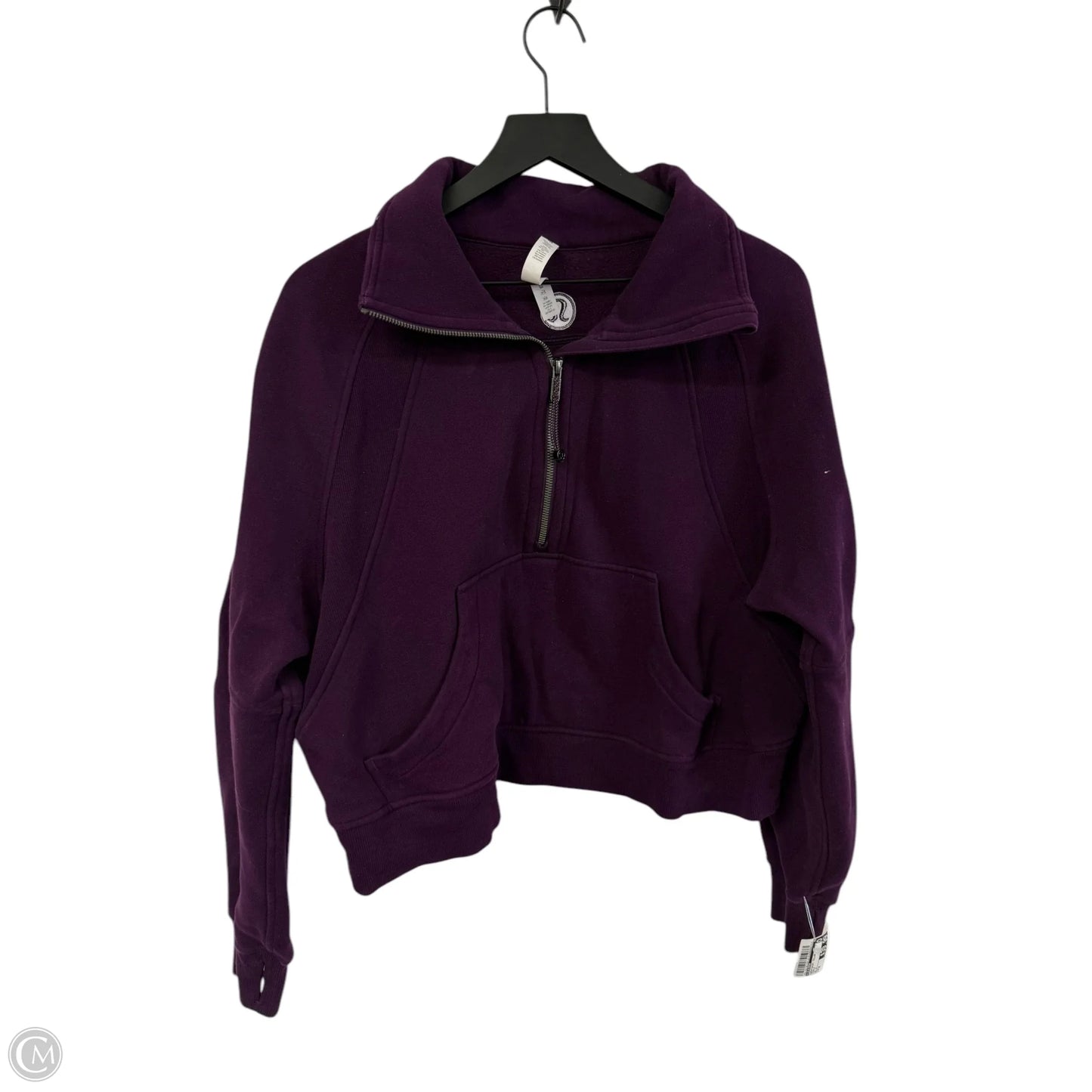 Sweatshirt Collar By Lululemon In Purple, Size: M