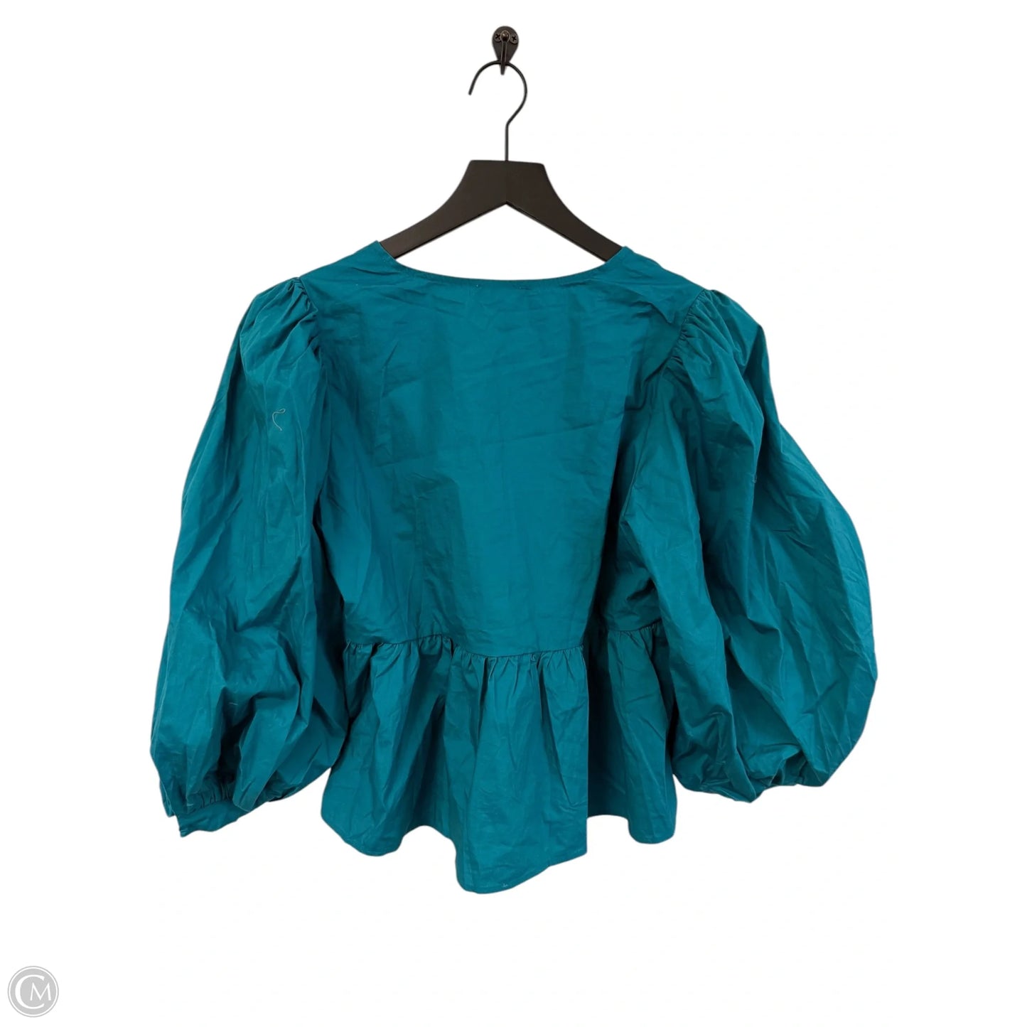 Top Short Sleeve By Jodifl In Teal, Size: M