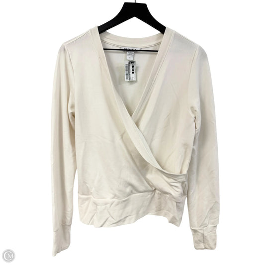 Sweatshirt Crewneck By Athleta In Cream, Size: M