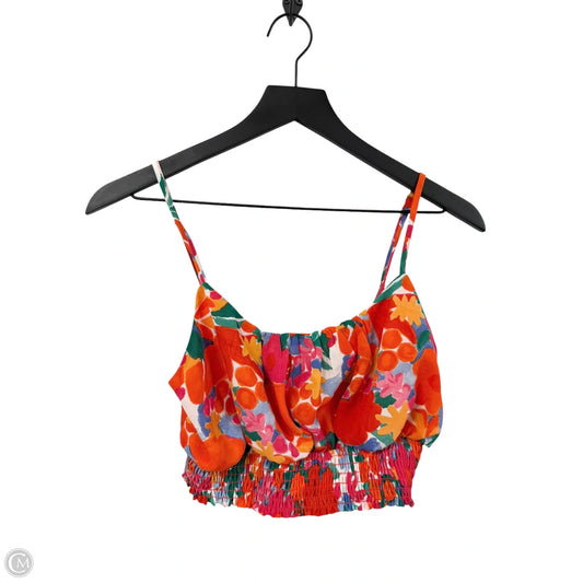 Top Sleeveless By Pink Lily In Floral Print, Size: S