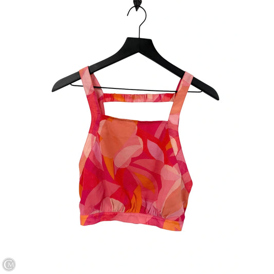 Top Sleeveless By Clothes Mentor In Orange & Pink, Size: M