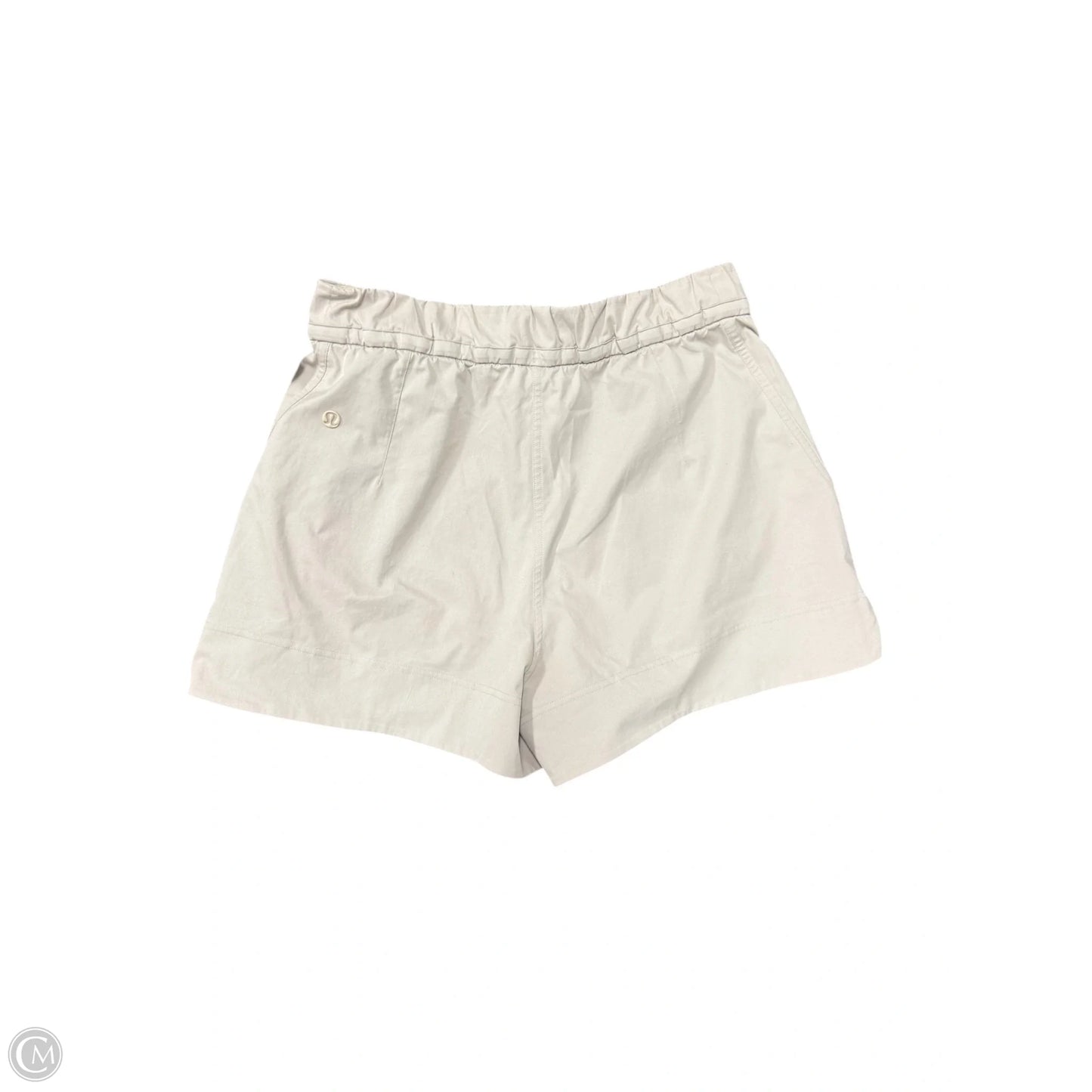 Athletic Shorts By Lululemon In Tan, Size: M