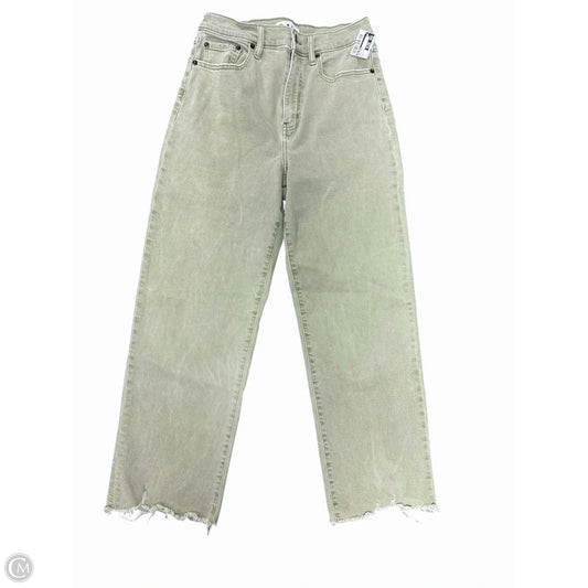 Jeans Straight By Daze Denim In Green Denim, Size: 6