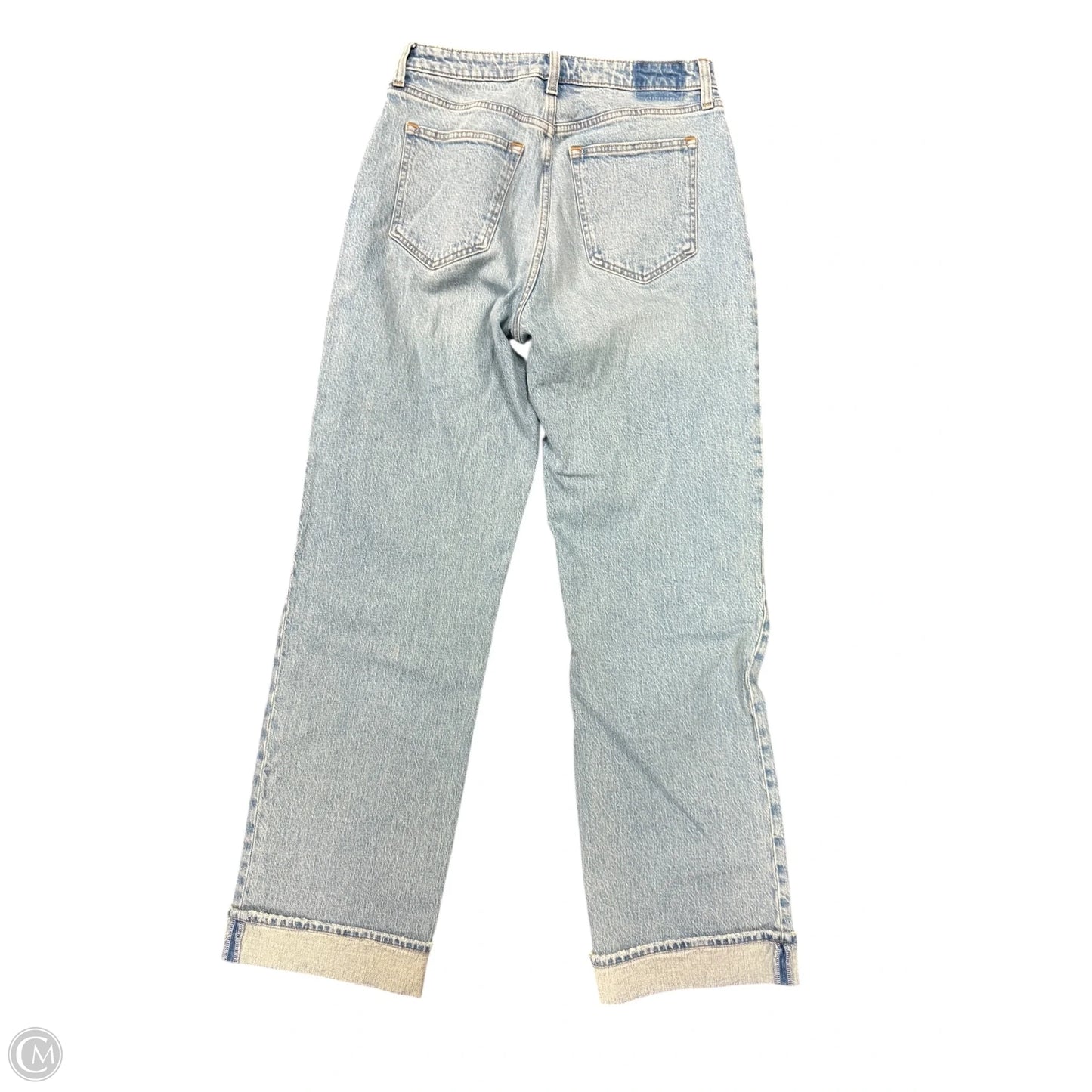 Jeans Wide Leg By Abercrombie And Fitch In Blue Denim, Size: 8