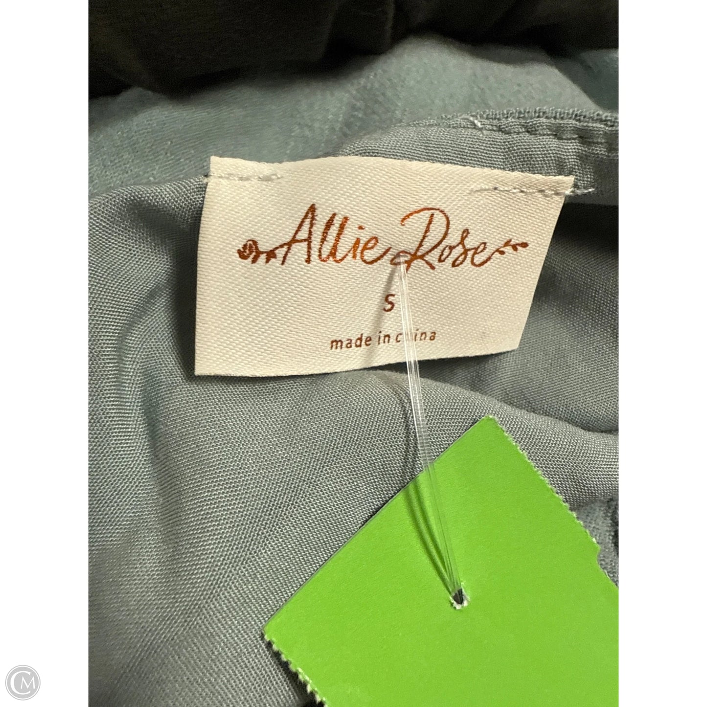Top Sleeveless By Cmc In Green, Size: S