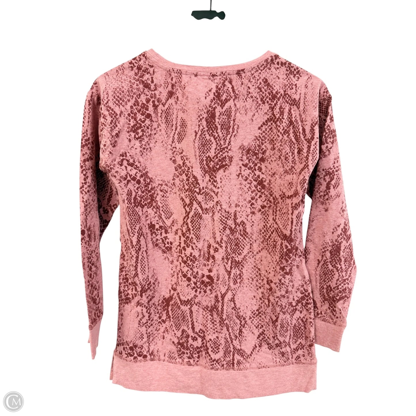 Top Long Sleeve By Chicos In Pink, Size: S