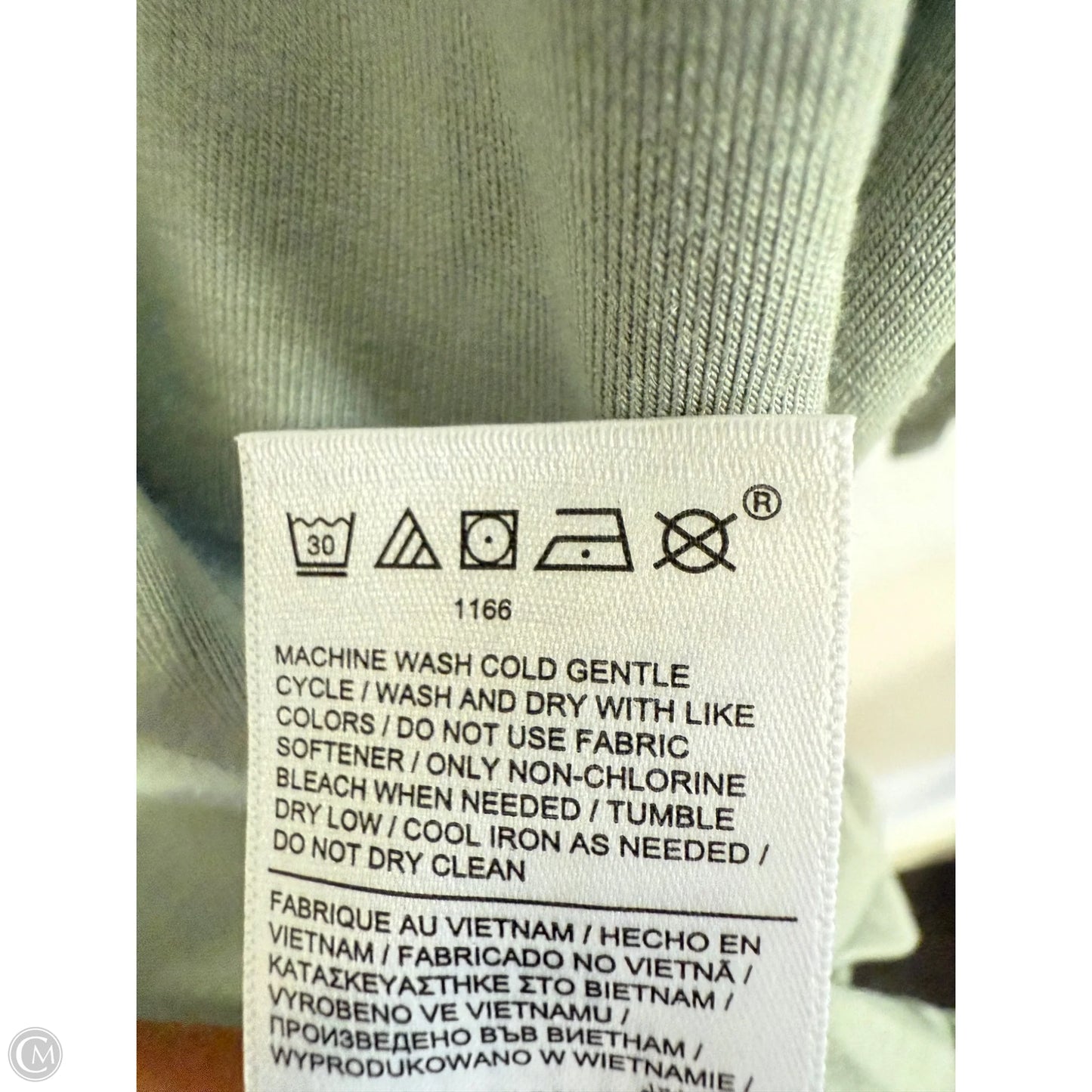 Athletic Top Long Sleeve Crewneck By Athleta In Green, Size: S