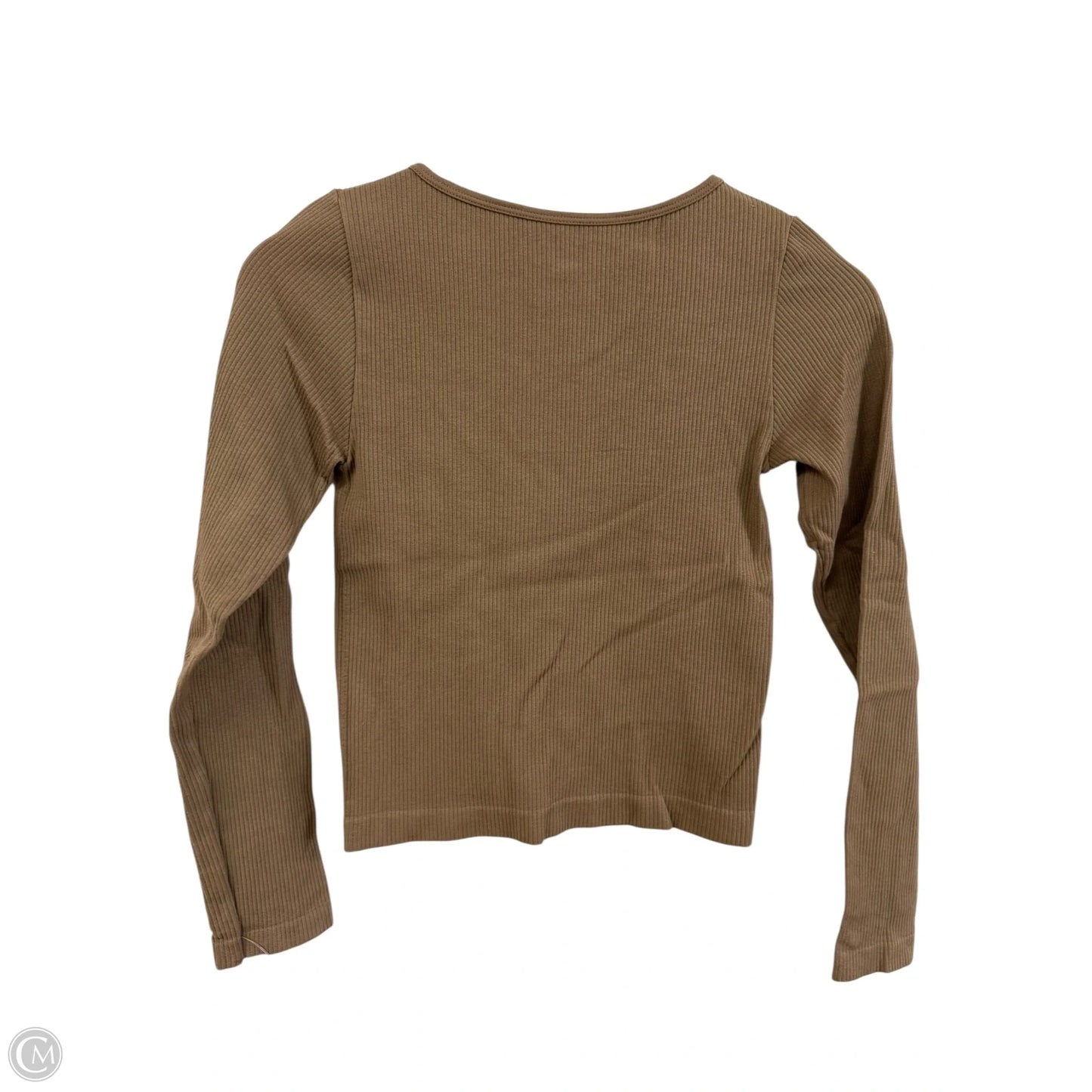 Athletic Top Long Sleeve Crewneck By Clothes Mentor In Brown, Size: M