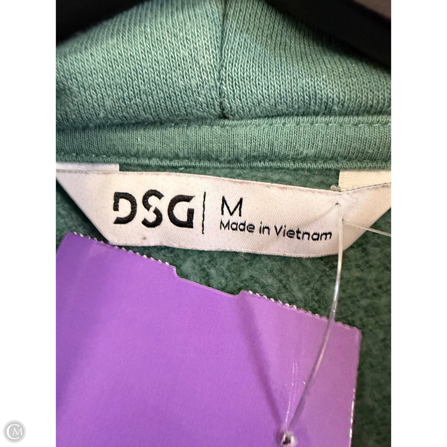 Sweatshirt Hoodie By Dsg Outerwear In Green, Size: M