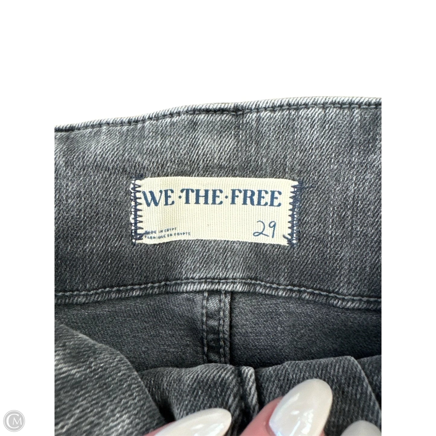 Jeans Flared By We The Free In Black Denim, Size: 8
