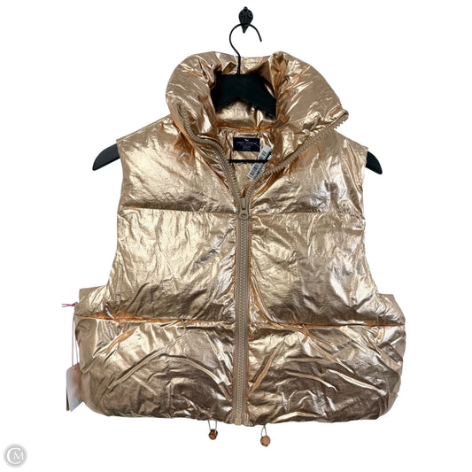 Vest Puffer & Quilted By Simply Southern In Rose Gold, Size: Xs