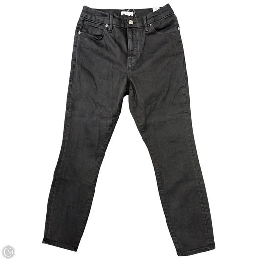 Jeans Skinny By Good American In Black, Size: 8
