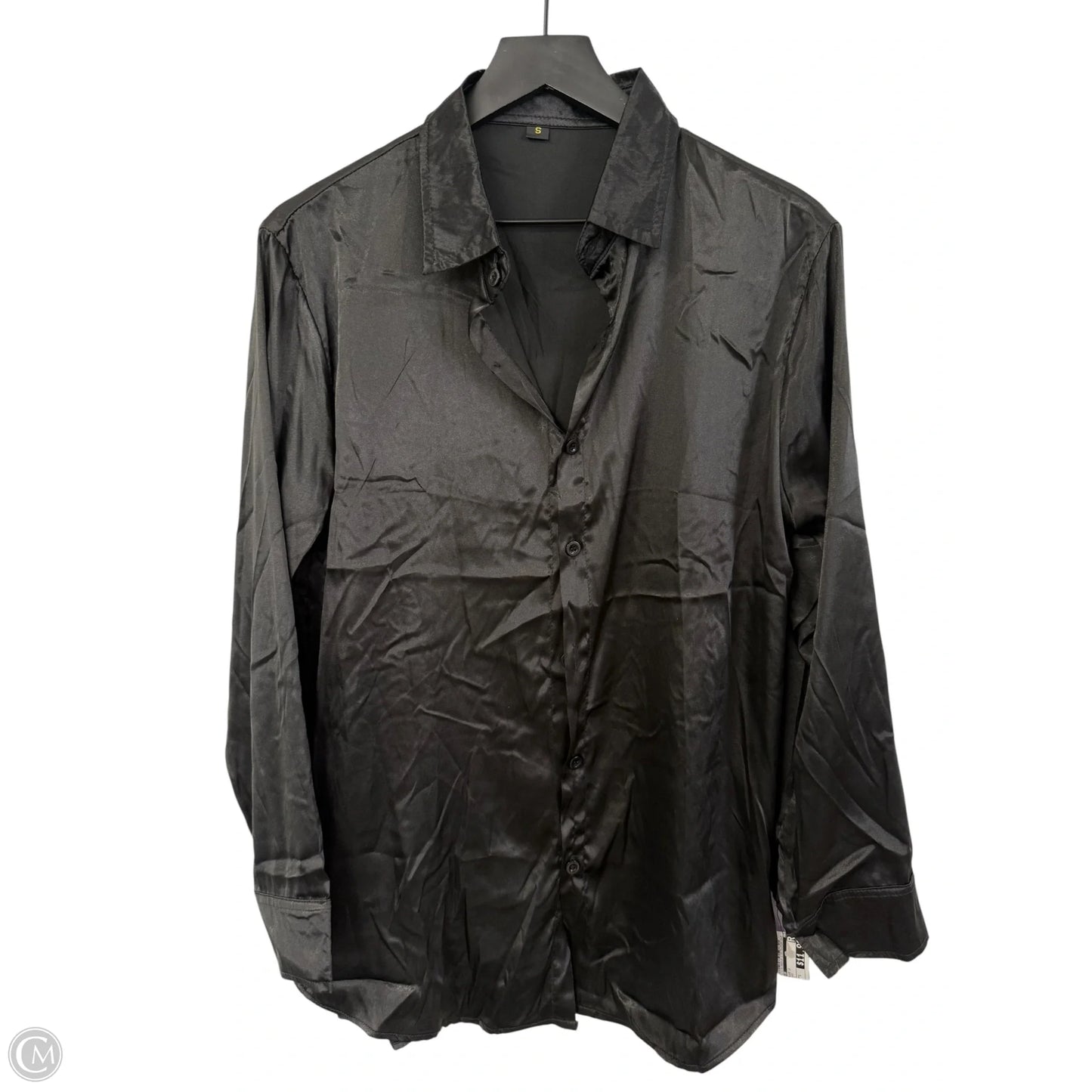 Blouse Long Sleeve By Cmf In Black, Size: S