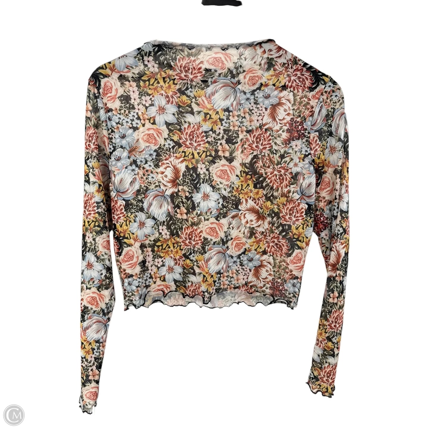 Top Long Sleeve By Cmf In Floral Print, Size: M
