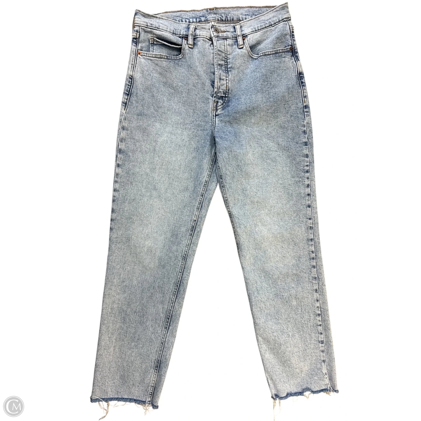 Jeans Straight By Old Navy In Blue Denim, Size: 10
