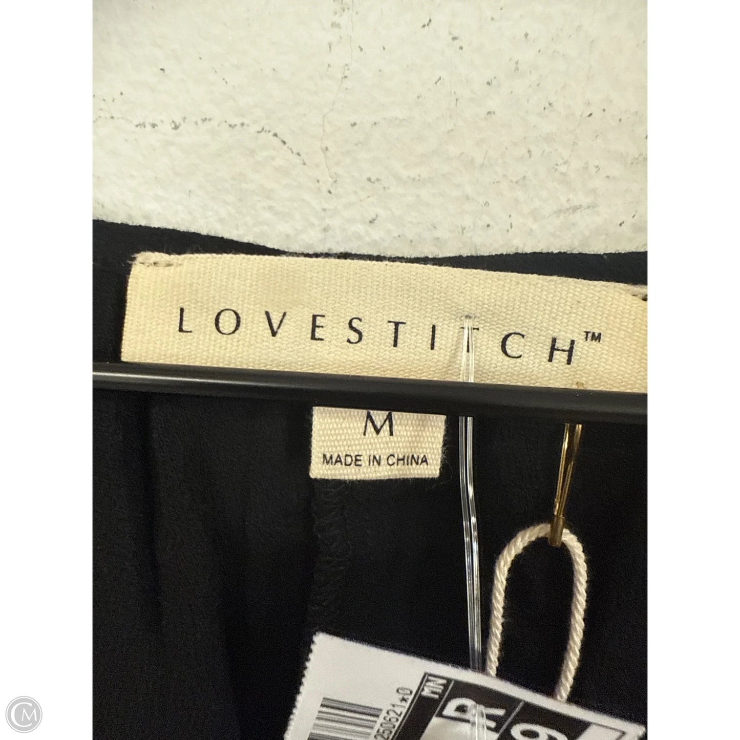 Top Long Sleeve By Love Stitch In Black, Size: M
