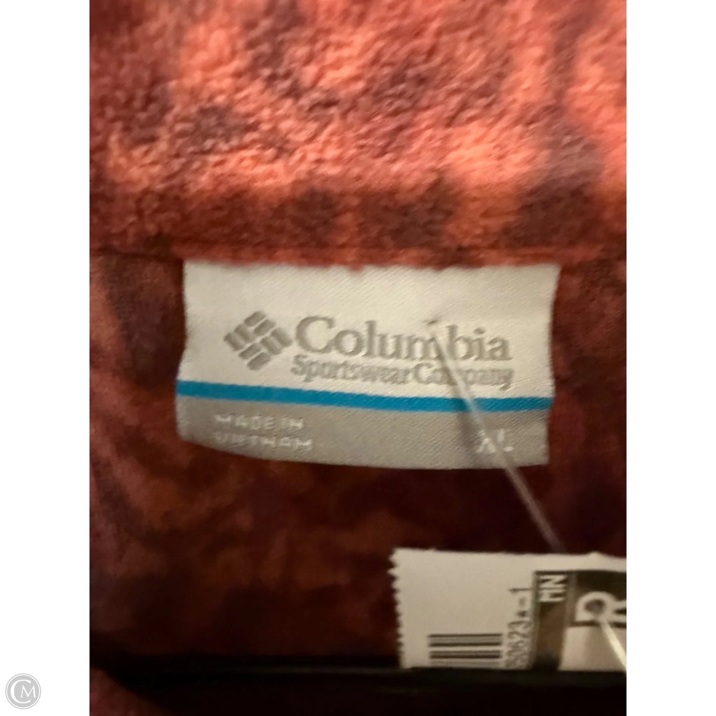 Sweatshirt Collar By Columbia In Orange, Size: Xl