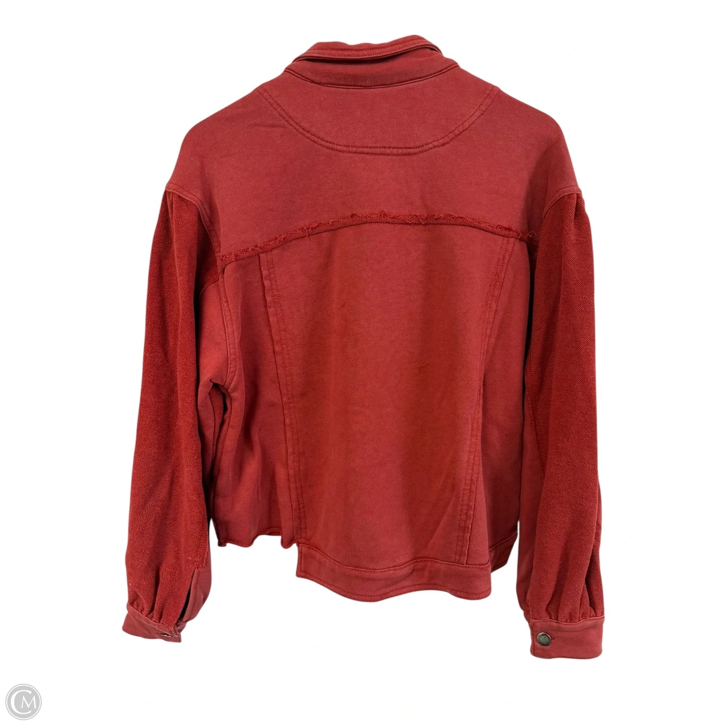 Jacket Shirt By Pol In Red, Size: M