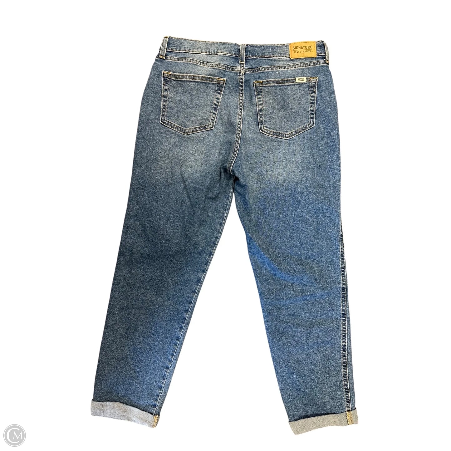Jeans Boyfriend By Levis Signature In Blue Denim, Size: 6