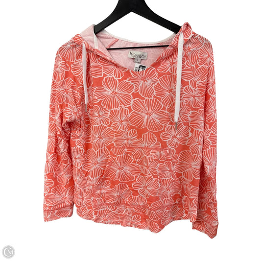Top Long Sleeve By Koolaburra By Ugg In Pink & White, Size: S