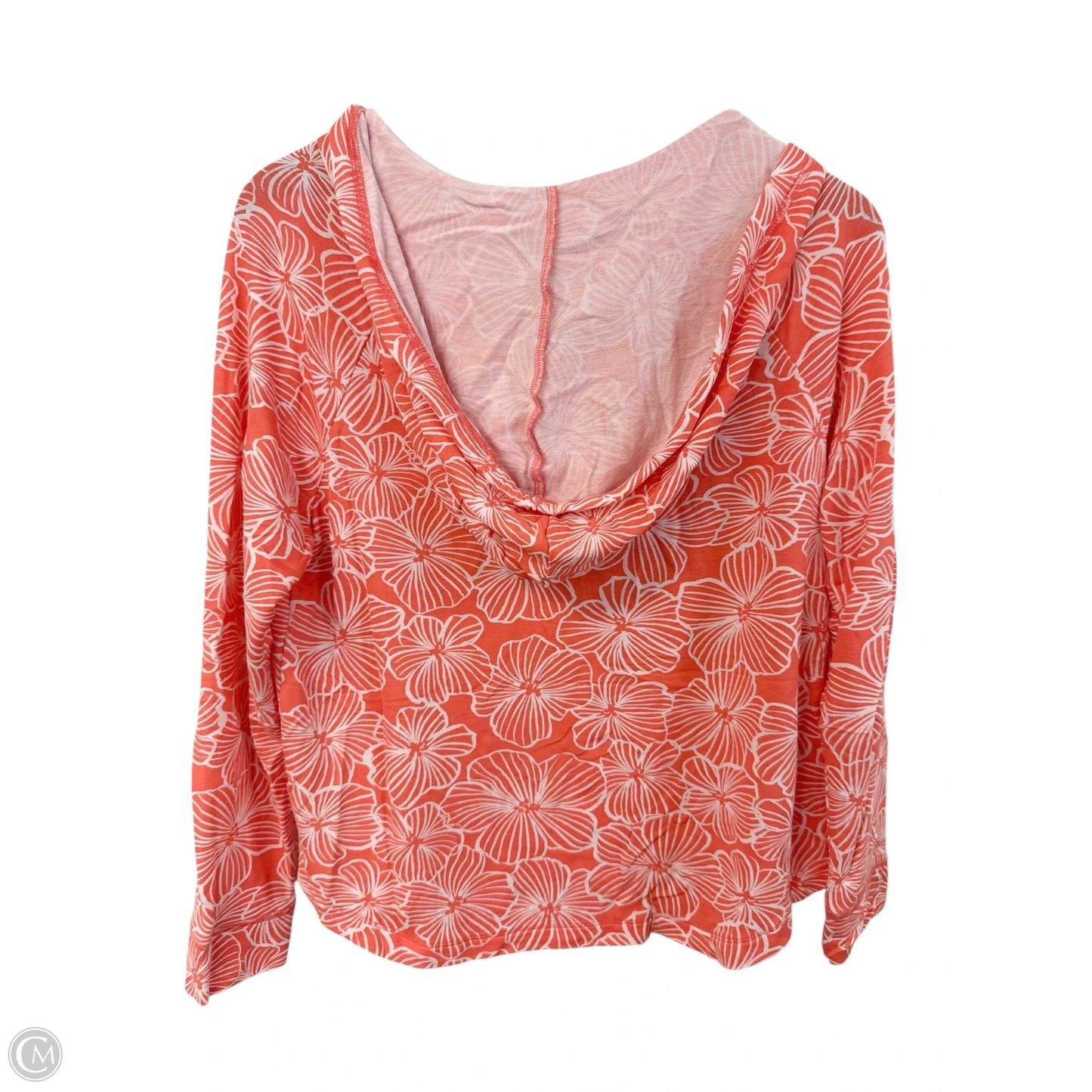 Top Long Sleeve By Koolaburra By Ugg In Pink & White, Size: S
