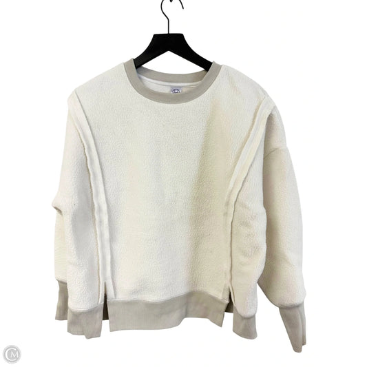 Sweatshirt Crewneck By Te Verde In White, Size: S