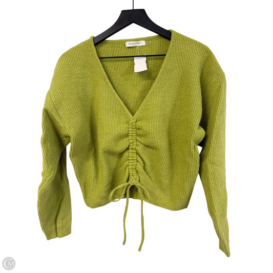 Sweater By Mustard Seed In Green, Size: M
