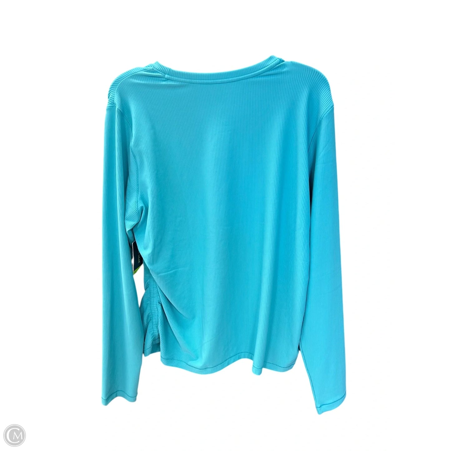 Athletic Top Long Sleeve Crewneck By Tek Gear In Blue, Size: Xxl