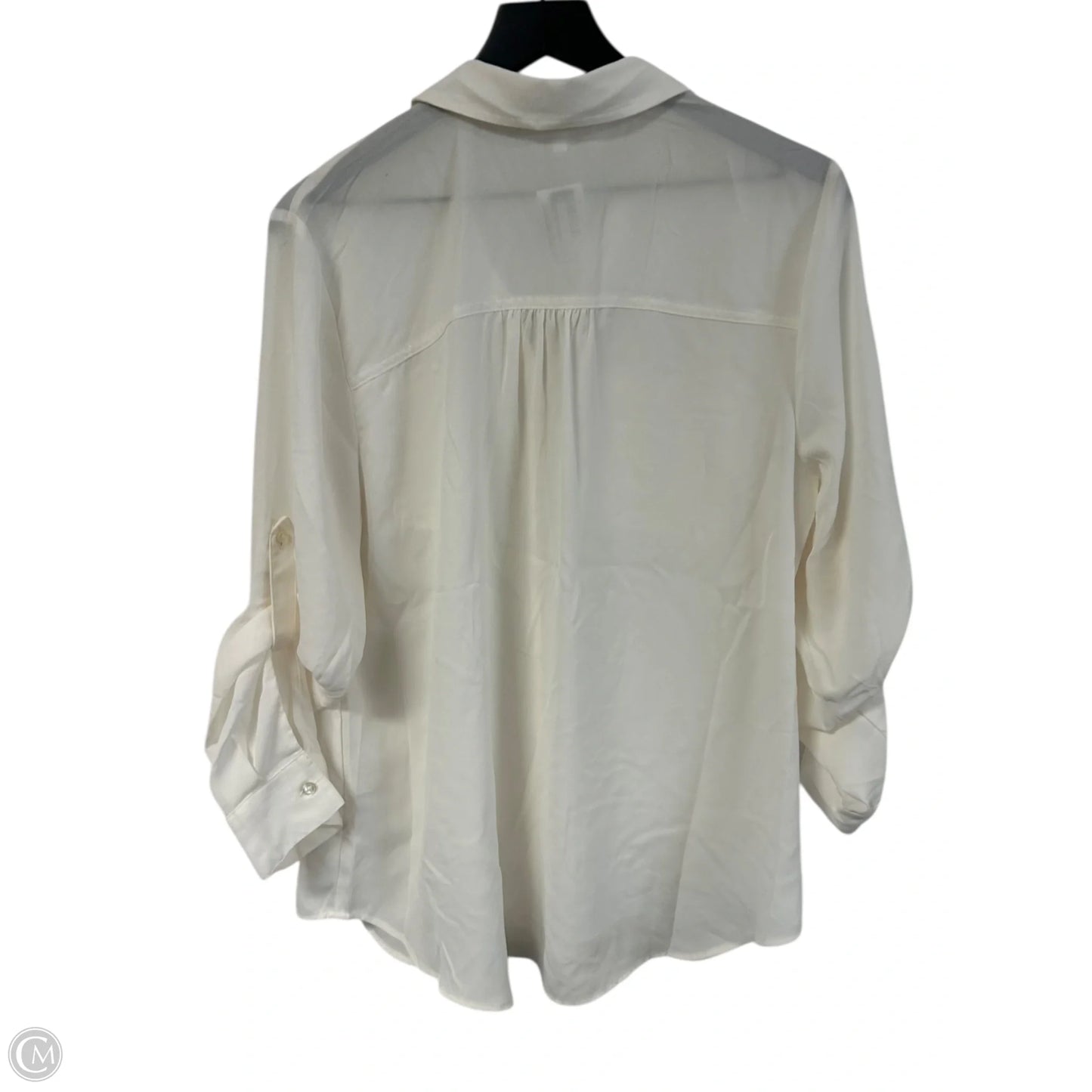 Blouse Long Sleeve By Maurices In White, Size: Xl
