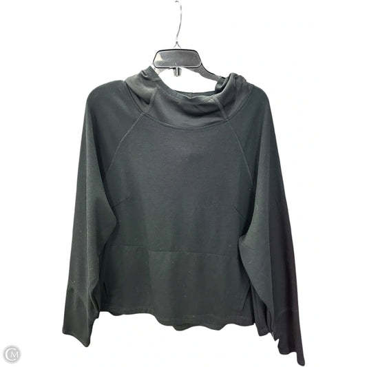 Athletic Top Long Sleeve Hoodie By Nine West In Black, Size: 1x