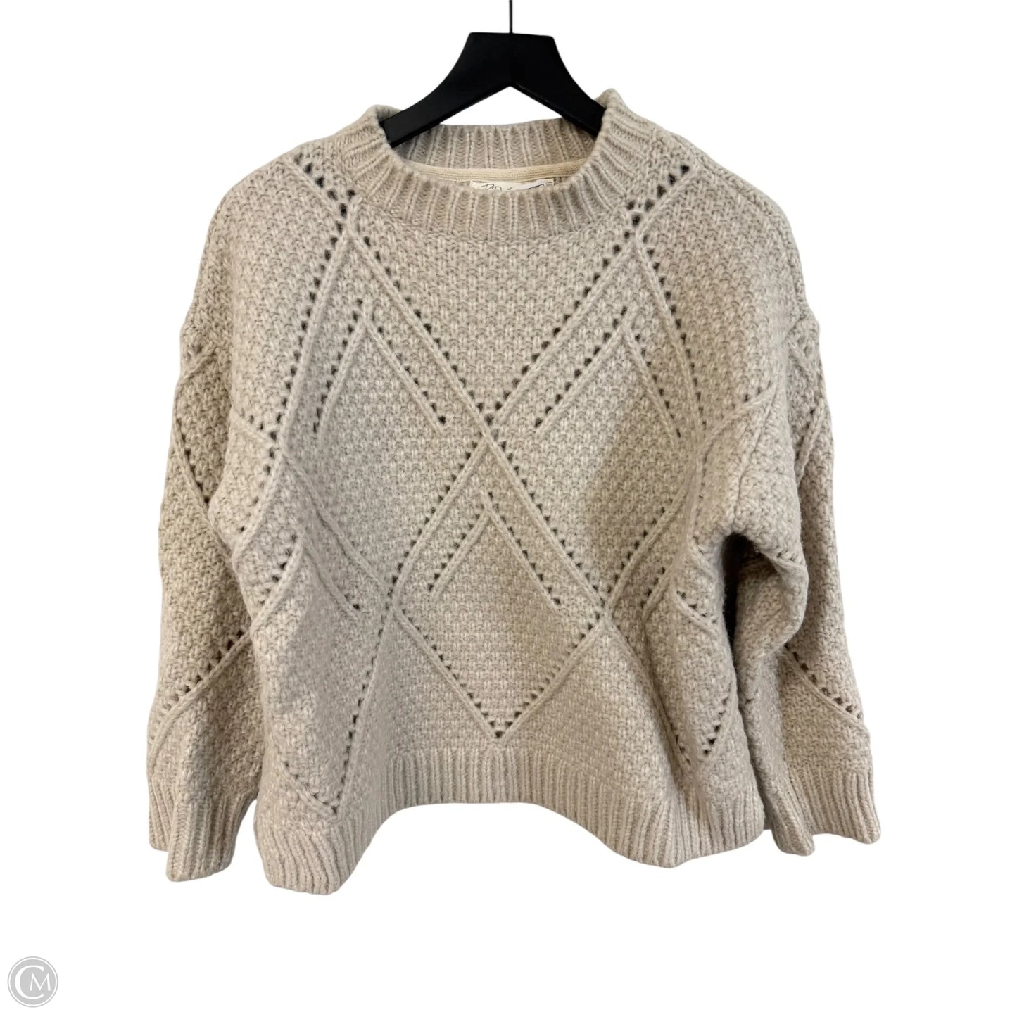 Sweater By Rd Style In Cream, Size: M