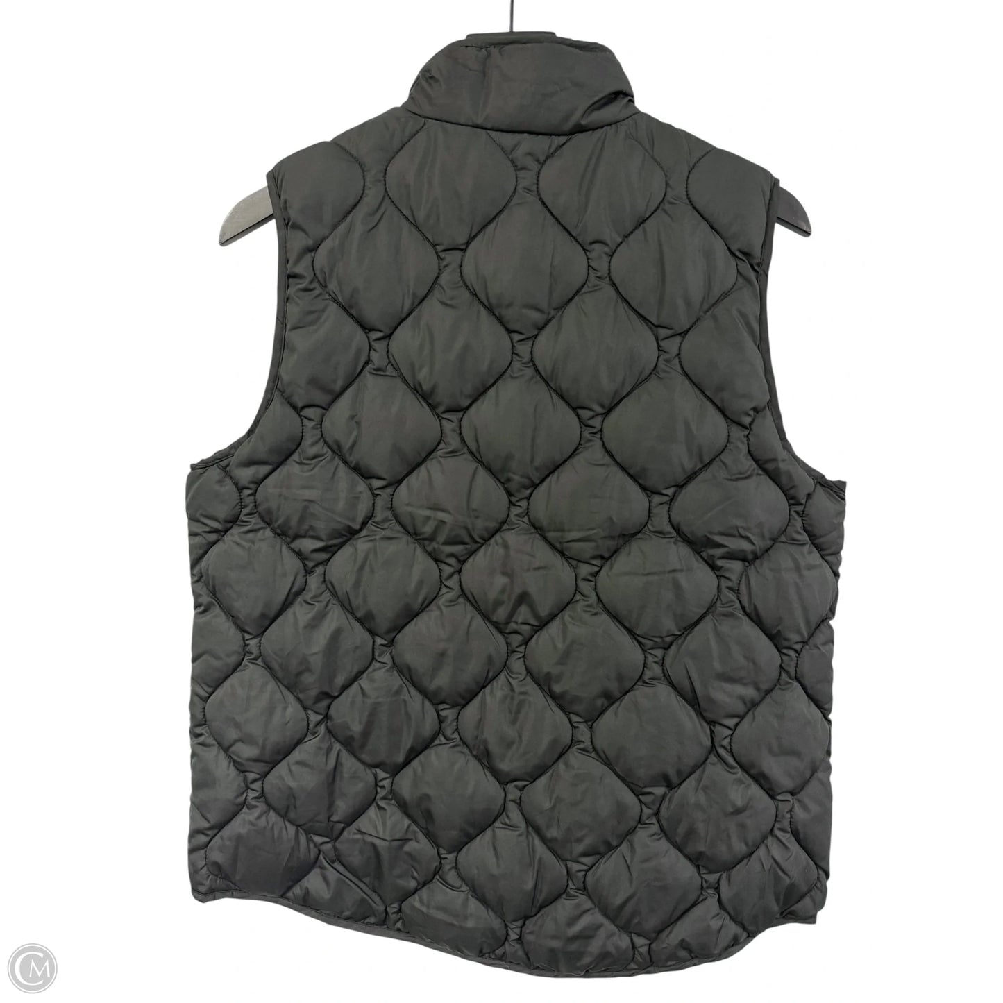 Vest Puffer & Quilted By Thread And Supply In Black, Size: M