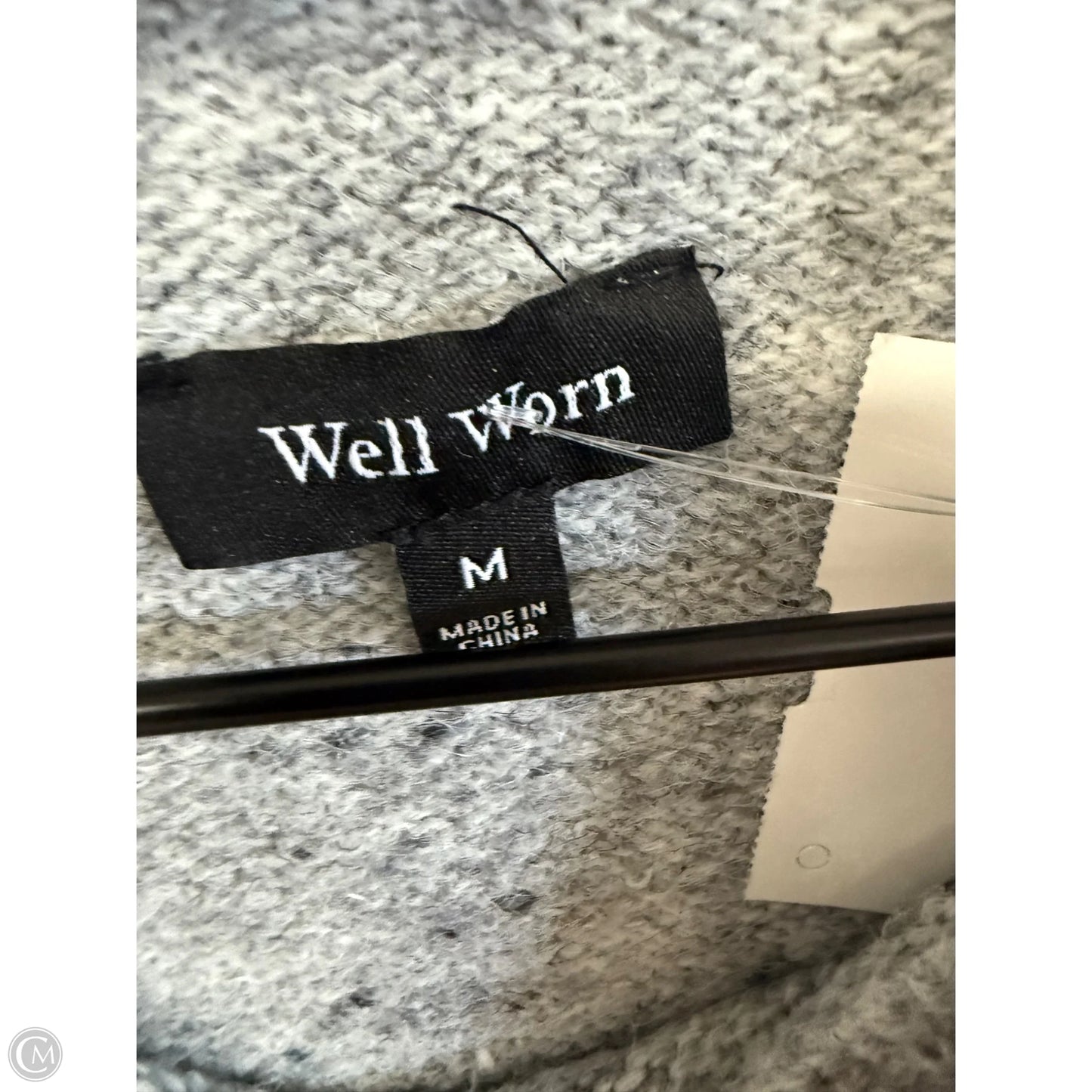 Sweater By Clothes Mentor In Grey, Size: M