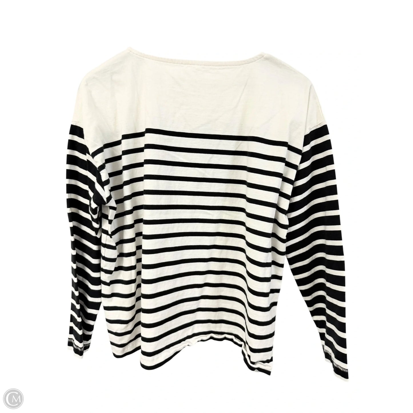 Top Long Sleeve By Maurices In Black & White, Size: Xl