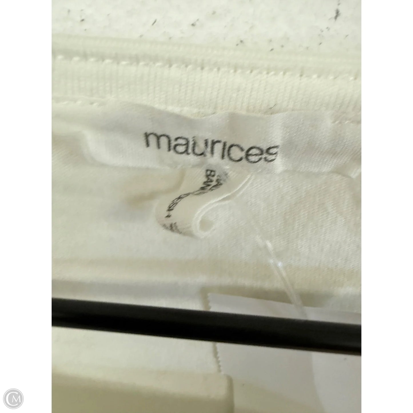 Top Long Sleeve By Maurices In Black & White, Size: Xl
