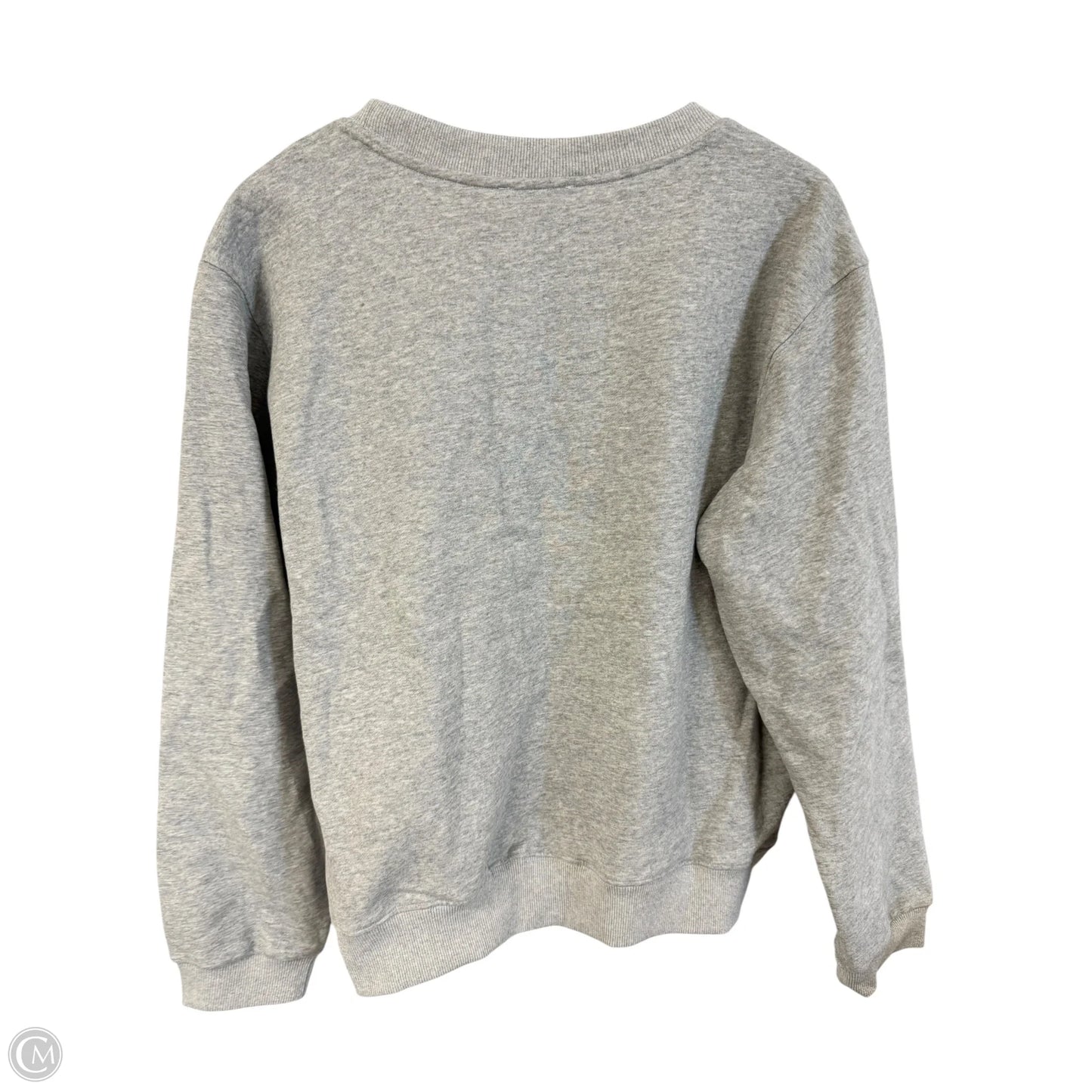 Sweatshirt Crewneck By Clothes Mentor In Grey, Size: Xl
